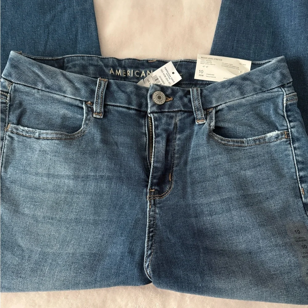 American Eagle Outfitters‎ Blue Straight Leg Jeans